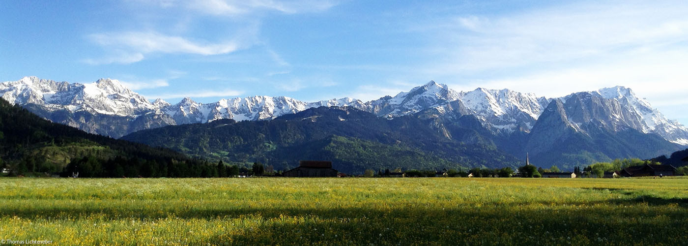 Blick auf die Zugspitze