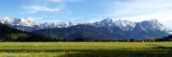 Blick auf die Zugspitze