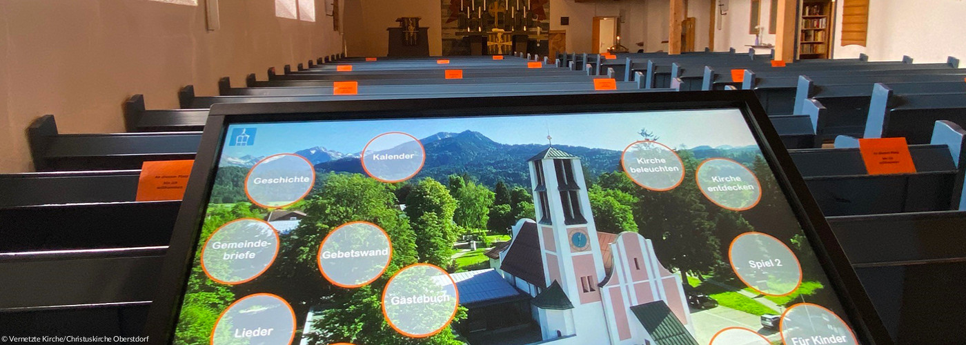 Touchtable in der Christuskirche